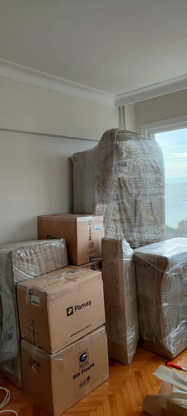 Hantur Nakliyat taşıma operasyonu 44 — paketleme, yükleme ve taşıma çalışması